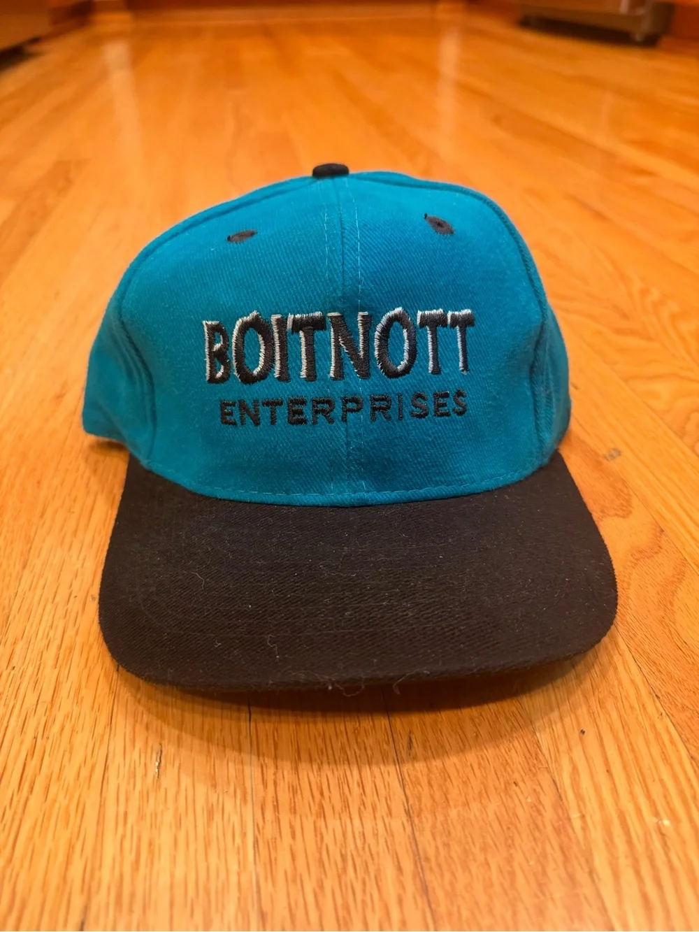 Boitnott Enterprises Teal and Black Baseball Hat
